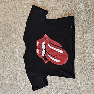 Treasure & Bond Cropped Rolling Stones Shirt M (8/10)